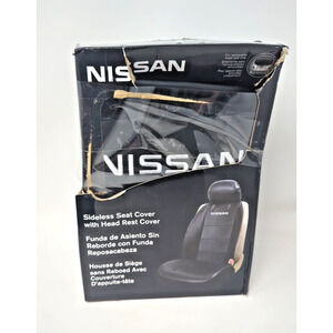 Plasticolor 008617 Universal Sideless Seat Cover 2-PC W/ Headrest For Nissan